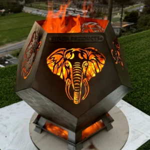 Pentagon Dome Fire Pit Braai