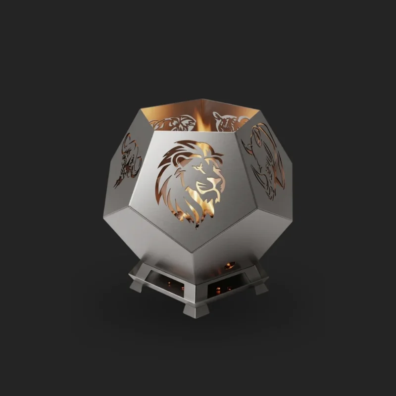 Pentagon Dome Fire Pit Braai