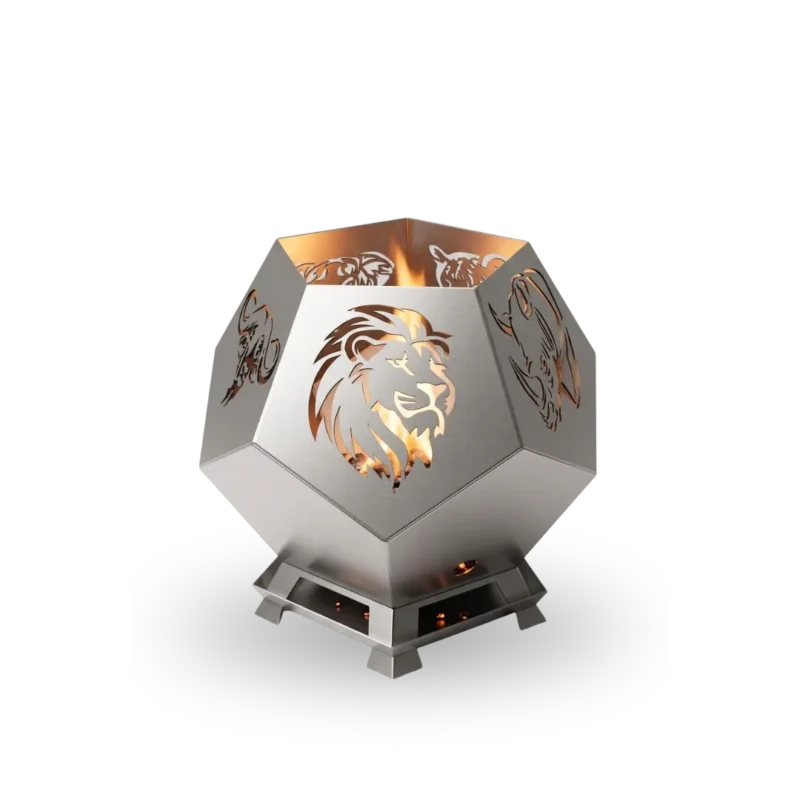 Pentagon Dome Fire Pit Braai