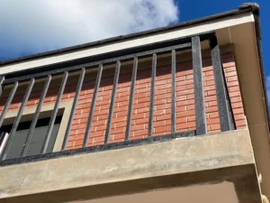Custom steel balustrade fabricated by Big 5 Products George Western Cape